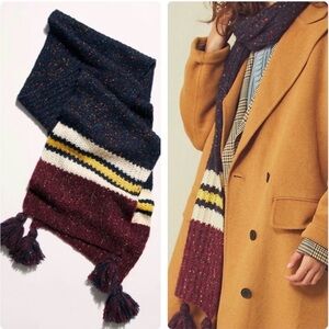 Free People Multicolor Knit Scarf